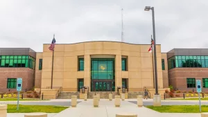 The Catawba County Justice Center and courthouse. NEWTON^ NC^ USA--5/22/19