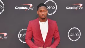 Stefon Diggs at the 2018 ESPY Awards at the Microsoft Theatre LA Live. LOS ANGELES^ CA - July 18^ 2018