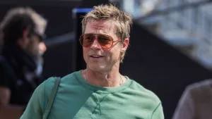 Brad Pitt at the paddock during Formula One Hungary Grand Prix Hungaroring^ Mogyorod^ Hungary. July 19^ 2024