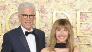 Ted Danson and Mary Steenburgen at the 82nd Annual Golden Globe Awards held at the Beverly Hilton Hotel in Beverly Hills^ USA on January 5^ 2025.
