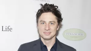 Zach Braff attends the 80th Annual Drama League Awards Ceremony and Luncheon at Marriot Marquis Times Square NEW YORK^ NY - MAY 16^ 2014.