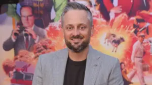 Nate Bargatze attends the premiere of Netflix's Unfrosted. Hollywood^ CA USA - April 30^ 2024