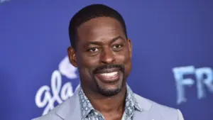 LOS ANGELES - NOV 07: Sterling K. Brown arrives for the ‘Frozen II’ Premiere on November 07^ 2019 in Hollywood^ CA