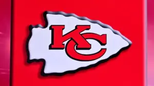 Kansas City Chiefs LOGO on red background