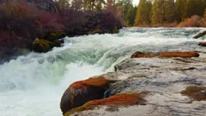 Daring Dillon - View of Dillon Falls - Deschutes River - near Bend^ OR