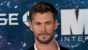 Chris Hemsworth in Dolce & Gabbana suit attends Men in Black: International premiere at AMC Lincoln Center New York^ NY - June 11^ 2019