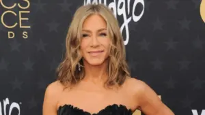 Jennifer Aniston at the 29th Annual Critics' Choice Awards held at the Barker Hangar in Santa Monica^ USA on January 14^ 2024.