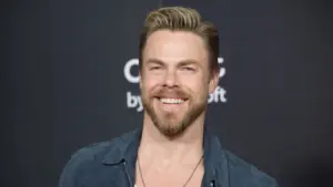 Derek Hough at the World Premiere of Captain America: Brave New World at the TCL Chinese Theatre IMAX. LOS ANGELES^ CA - FEBRUARY 11^ 2025