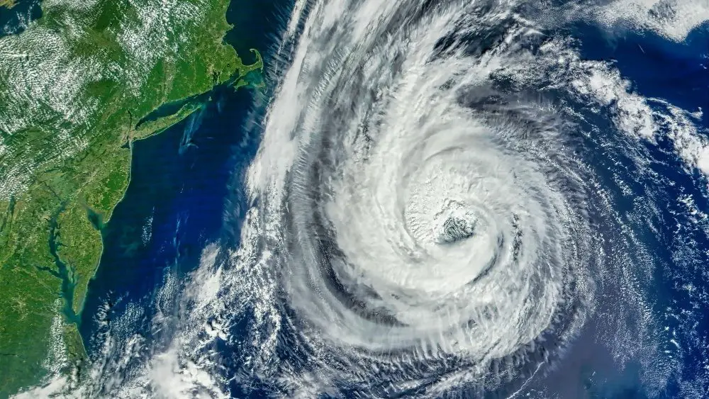 Hurricane Erin off the coast of Northeast United States Input Direct Broadcast L1B data courtesy SS. Hurricane Erin off the coast of Northeast Elements of this image furnished by NASA.