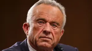 Robert F. Kennedy Jr.^ nominee for Secretary of Health and Human Services^ testifies during his confirmation hearing before the Republican-led Senate Committee on Finance WASHINGTON – January 29 2025