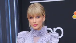 Taylor Swift at the 2019 Billboard Music Awards held at the MGM Grand Garden Arena in Las Vegas^ USA on May 1^ 2019.