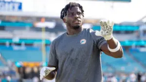 10 TYREEK HILL WR MIAMI DOLPHINS VS JACKSONVILLE JAGUARS PRE SEASON WEEK 3 AUGUST 26^ 2023 EVERBANK STADIUM JACKSONVILLE FLORIDA