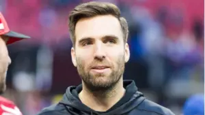 NFL QB Joe Flacco during Atlanta Falcons Vs. Baltimore Ravens game at Mercedes Benz Stadium in Atlanta Georgia. December 2nd 2018