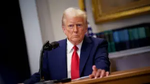 President Trump in the Roosevelt Room^ White House^ Washington^ DC^ Jan 21^ 2025