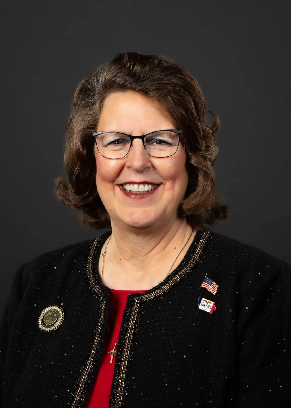 State Senator Sandy Salmon (R-Janesville) Official Photo https://www.legis.iowa.gov/photo?action=getPhoto&ga=90&pid=10754