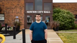 Newton resident Noah Peterson. Photo courtesy of Institute for Justice. Photo by J. Justin Wilson.