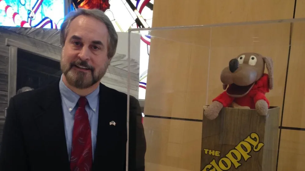 Jeff Stein with Floppy. Image courtesy Jeff Stein