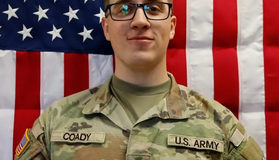 U.S. Army Reserve Sergeant Declan Coady was killed Sunday, March 1, 2026 in Kuwait. (Photo courtesy of U.S. Army Reserve)