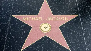 Michael Jackson star on the Hollywood Walk of Fame in Hollywood^ California on Dec. 6^ 2016.