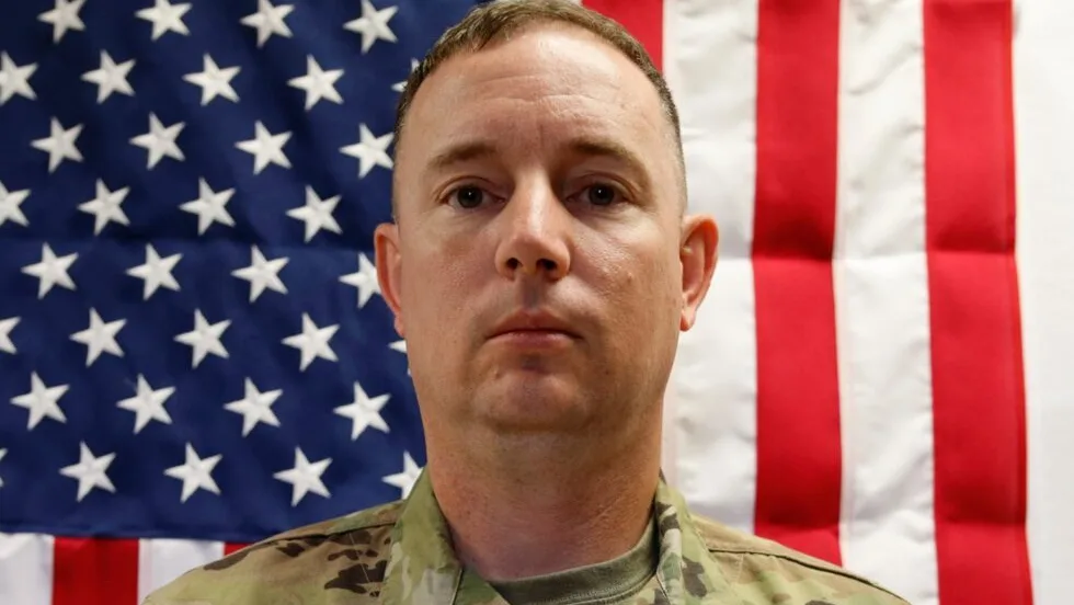 Major Jeffrey O'Brien of Indianola was killed in Kuwait on March 1, 2026. (Photo provided by U.S. Army Reserve)