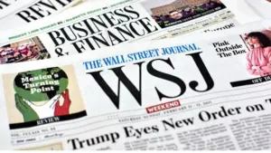 The Wall Street Journal Newspaper. The Wall Street Journal Is an American international daily newspaper.