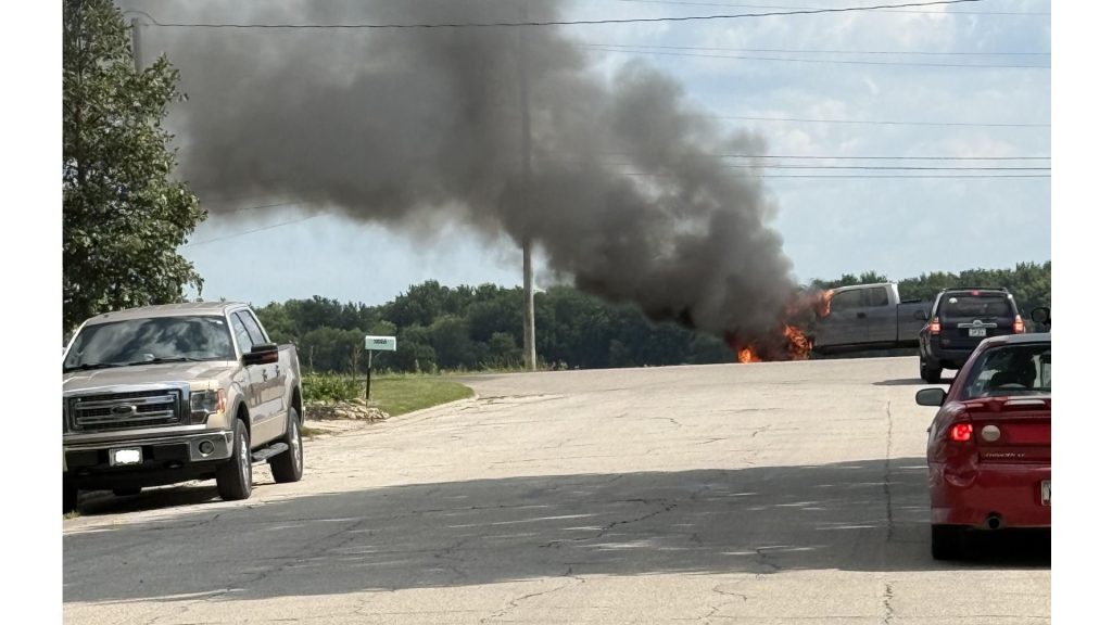 Truck fire reported along Highway 3 in Hampton Tuesday | RadioOnTheGo.com