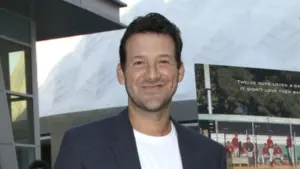 Tony Romo at the Undrafted Los Angeles Premiere at the ArcLight Hollywood on July 11^ 2016 in Los Angeles^ CA