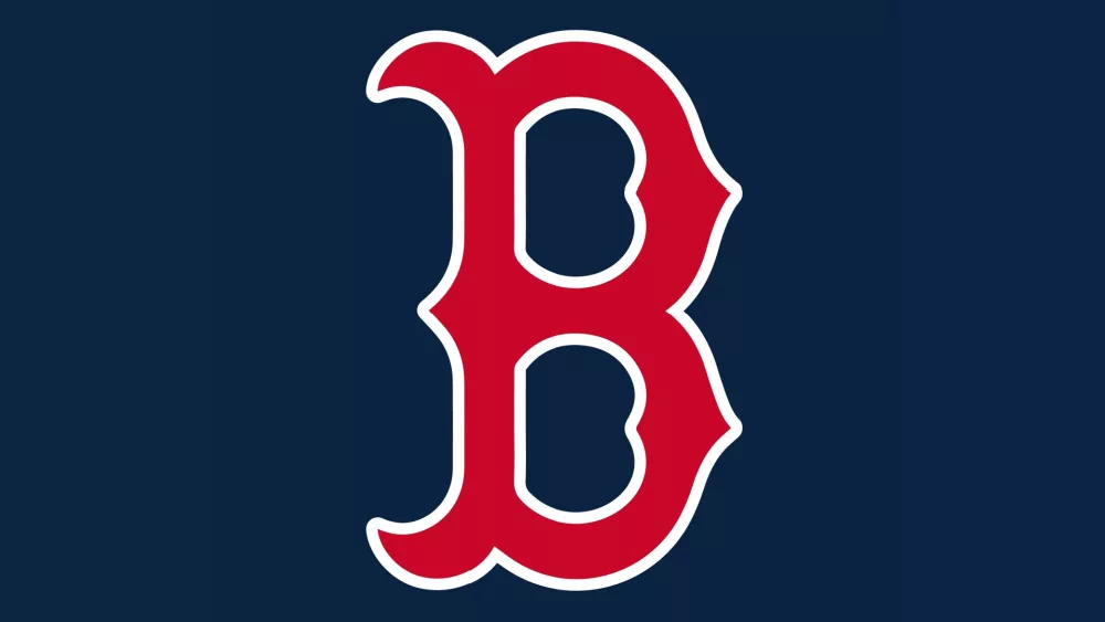 Red Blue B Boston Letters Sports Baseball Team Red Sox Logo