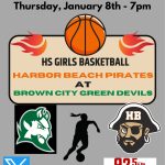 HS Girls Basketball, Harbor Beach at Brown City, 1-8-2026 replay episode artwork
