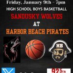 HS Boys Basketball: Sandusky Wolves at Harbor Beach Pirates, 1-9-2026 episode artwork