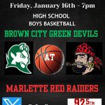 HS Boys Basketball : Brown City at Marlette, 1-16-2026 episode artwork