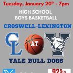 HS Boys Basketball : Croswell-Lexington at Yale, 1-20-2026 episode artwork