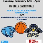 HS Girls Basketball Replay - Bay City All Saints at Carsonville-Port Sanilac 2-10-26 episode artwork