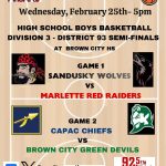 HS Boys Basketball Replay – Sandusky vs. Marlette 2-25-26 episode artwork