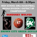 HS Girls Basketball Replay – Sandusky at Brown City 3-6-26 episode artwork