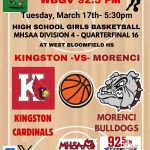 HS Girls Basketball: Kingston vs Morenci, 3-17-2026 MHSAA Division 4 Quarterfinal 16 episode artwork