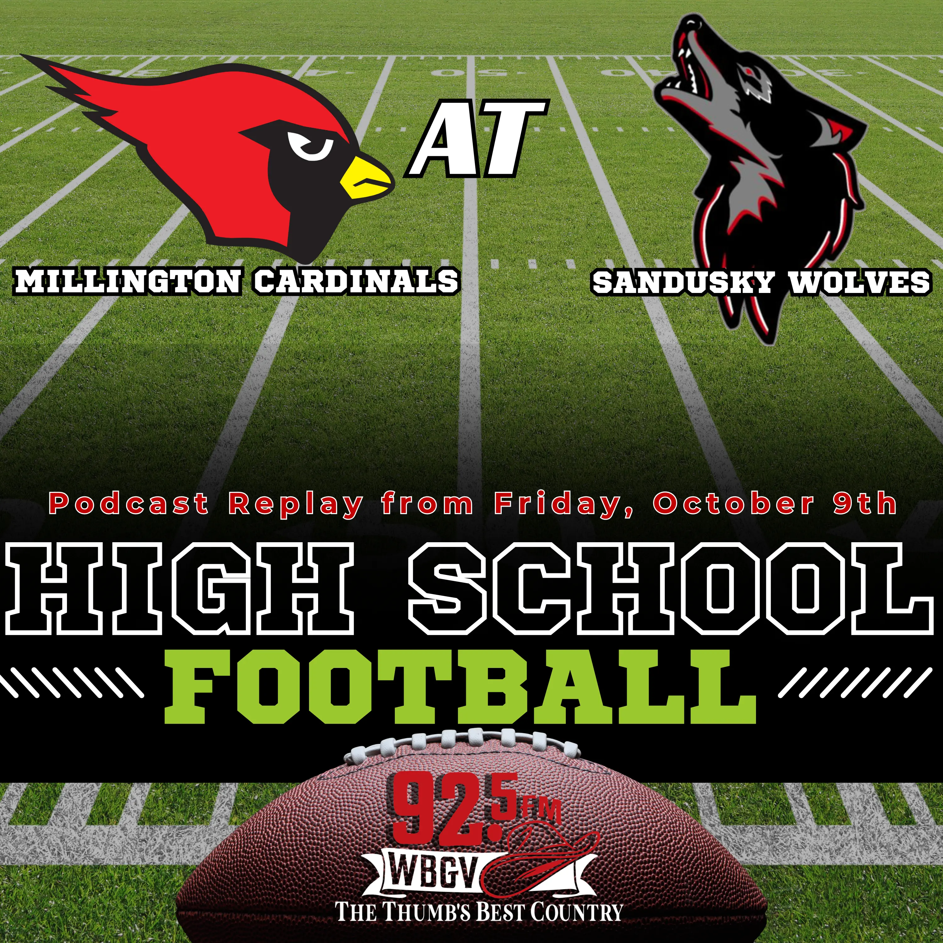 HS Football-Radio Replay: Millington at Sandusky, 10-9-2026 – Sanilac ...