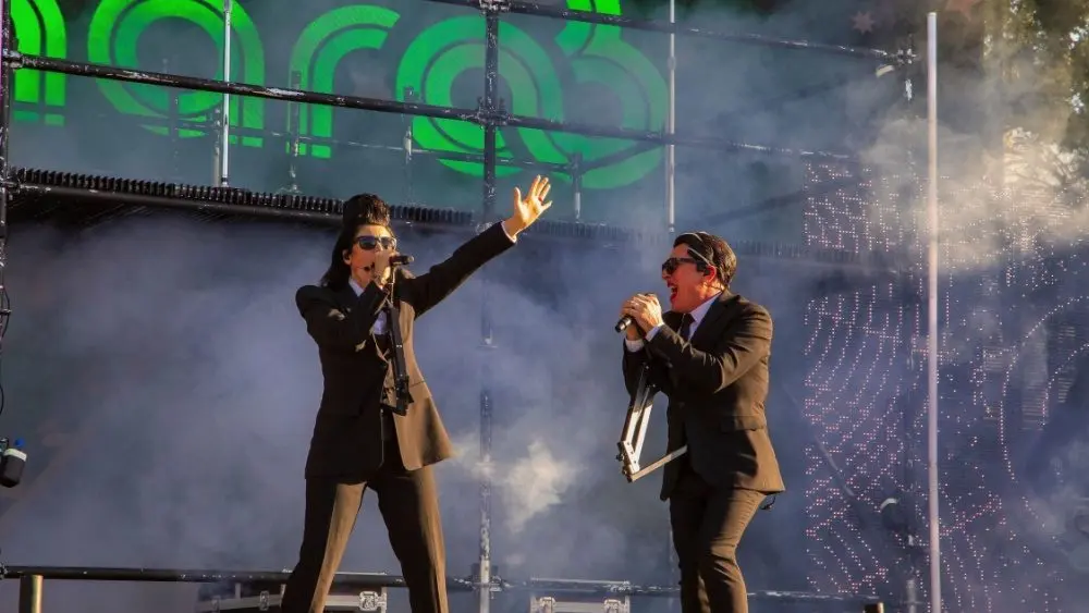 Puscifer performs at Bonnaroo music festival Manchester^ Tennessee USA - 06-19-2022