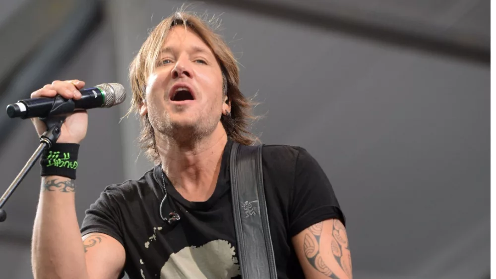Keith Urban performs at the 2015 New Orleans Jazz and Heritage Festival. New Orleans^ LA - April 24^ 2015