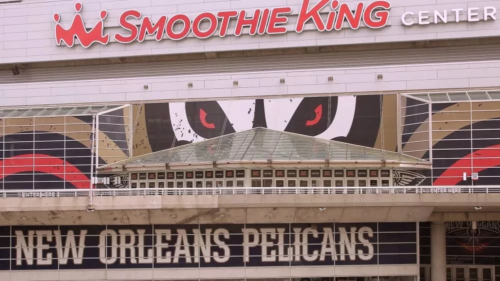 Smoothie King Center home of NBA's New Orleans Pelicans. New Orleans - December 29^ 2021