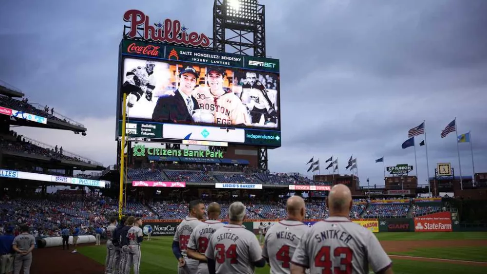 Teams across the US hold moments of silence for NHL star Johnny Gaudreau and his brother