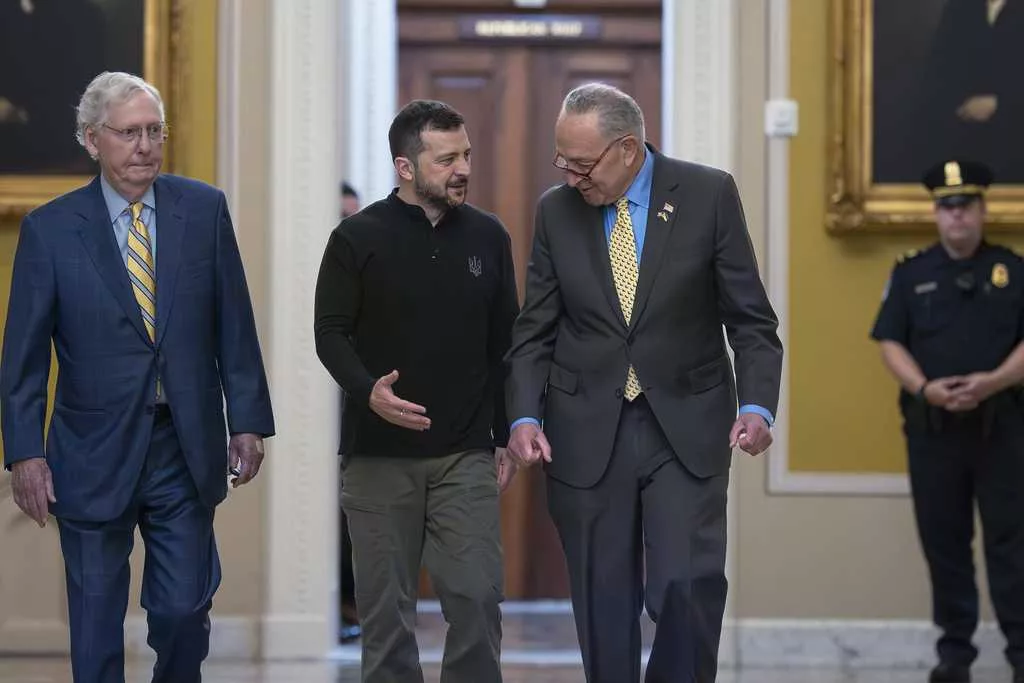 Zelenskyy visits Washington as election year divide grows over Ukraine war