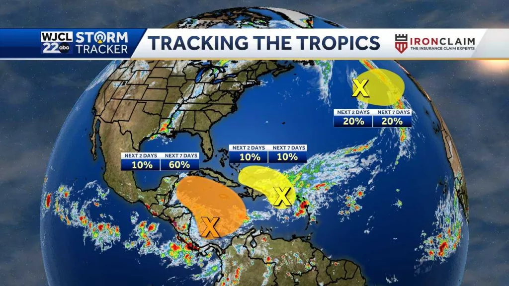 Final month of hurricane season starts with 3 areas of interest