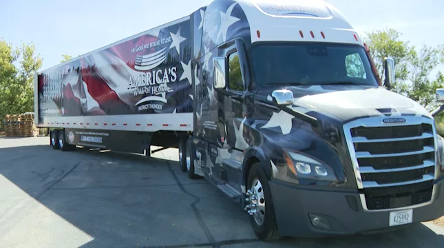 'We found a second mission': America's Wall of Honor truck hits the road to help hurricane victims