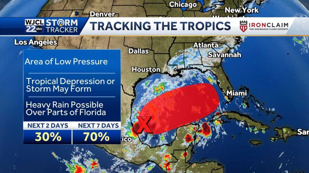National Hurricane Center increases the chance of tropical development