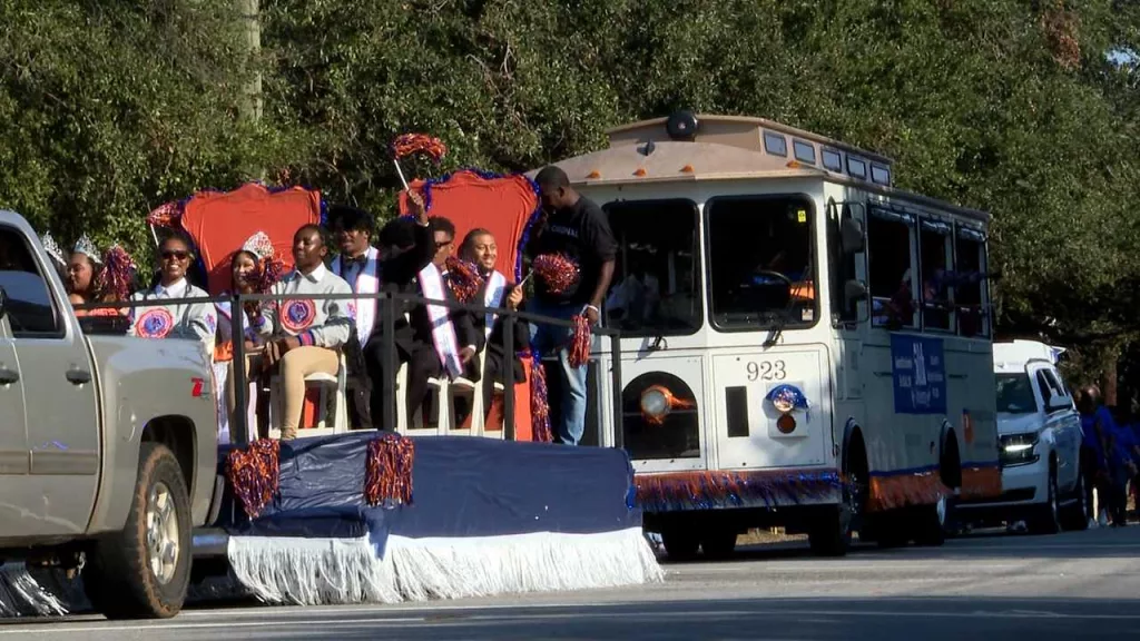 Savannah State's Annual Homecoming parade take place downtown Savannah