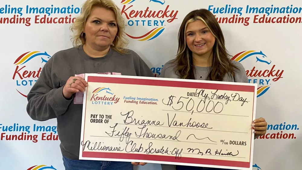Woman wins $50,000 lottery scratch-off prize after ticket given to her as birthday gift
