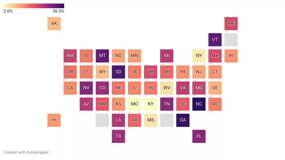 Interactive Map: 2024 early voting surpasses 2016 and 2012