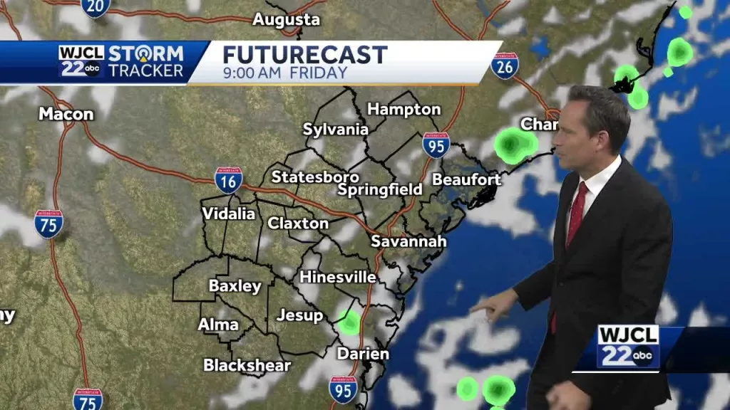 When spotty rain chances return to Southeast Georgia & the Lowcountry