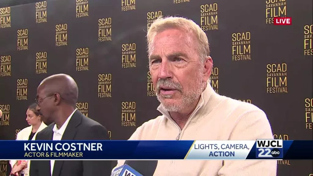 Video: Kevin Costner addresses SCAD students during film festival